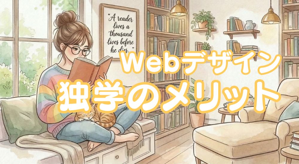 Webデザイン独学の3つのメリット